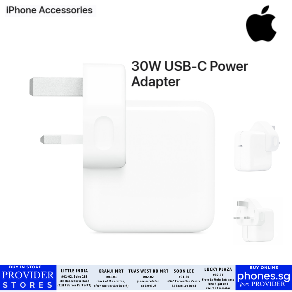Apple 30W USB-C Power Adapter | phones.sg Singapore